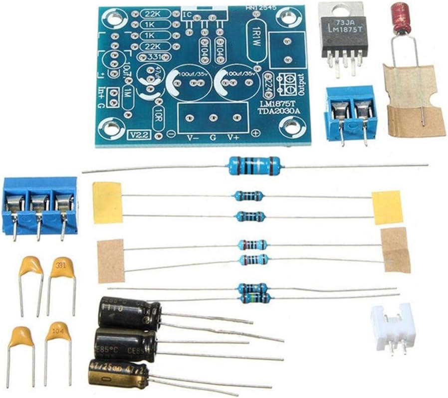 Taidacent 5 Pcs LM1875T Audio Amplifier Circuit Kit Mono