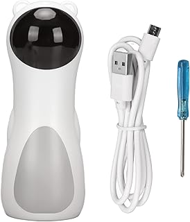 Rechargeable Motion Activated Cat Automatic Cat Laser Toy Cat Toys Timing Function Dual Power Supply Adjustable Angles LED Interactive Laser Cat Toys for Indoor Interactive Cat