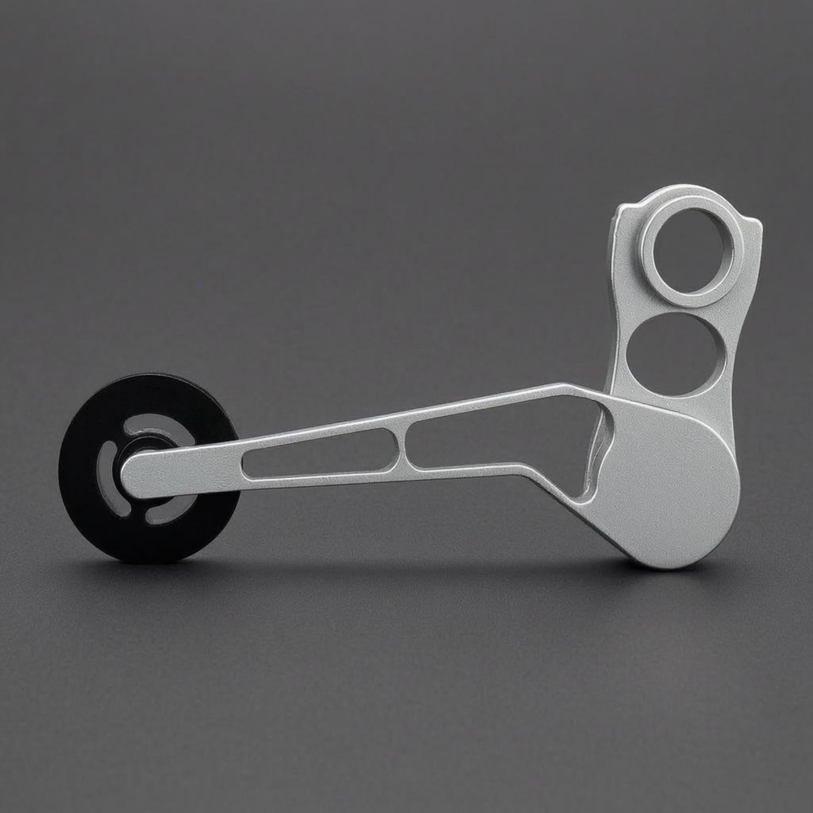 Kettenspanner Fahrrad Kettenführungskörper Kettenrädchen Schaltwerks-spannhalter aus Aluminiumlegierung mit 11T Rolle Und Gewindesicherung für Falträder Pendler Wartung