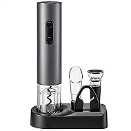 Wine Opener, 4-in-1 Wine Bottle Opener, Electric Wine Opener with Battery Operated - Gift for Wine Lovers