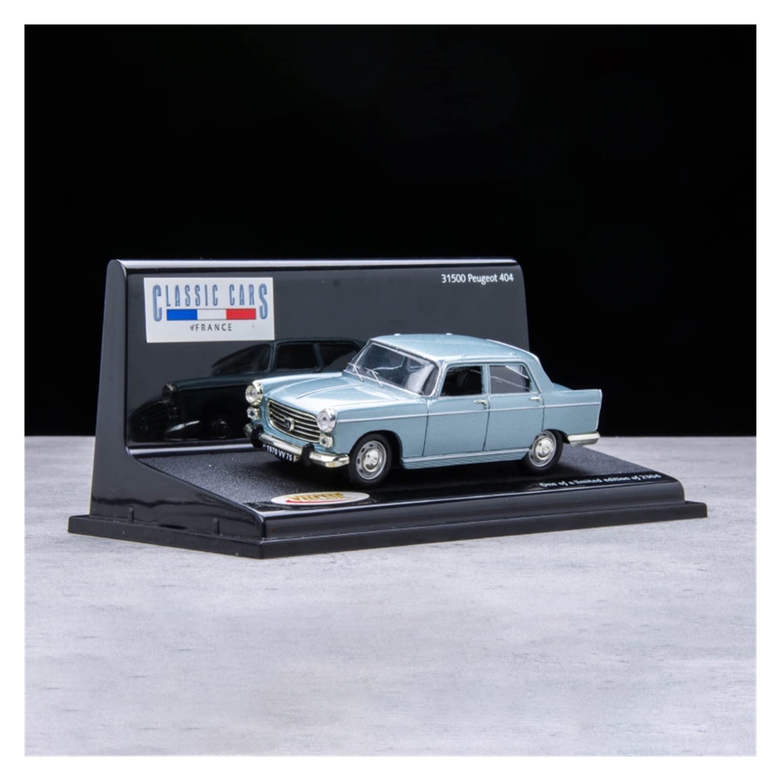 Motorfahrzeuge Replika Auto 1/43 Für Peugeot 404 1970 Diecast-Legierung Automodellsimulation Spielzeugfahrzeug Sammlerstück Souvenir Originalgetreue Nachbildung