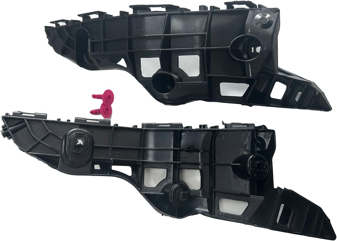 521450E080 521460E060Front Left & Right Side Bumper Bracket Retainer Bumper Holder For Highlander 2014-2019 52145-0E080 52146-0E060 2 PCS