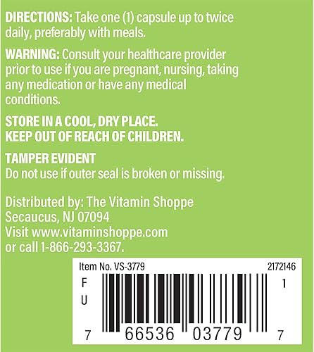 Miniatura 3 de The Vitamin Shoppe Raíz entera de ginseng coreano - Apoya la energía y la vitalidad - 648 mg (60 cápsulas)