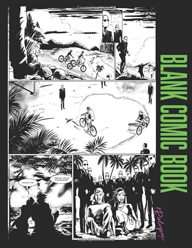 Blank Comic Book: Draw Your Own Comics With This Blank Comic Book or Storyboard Book Template Sketchbook for Adults or Kids; 200 pages - 50 pages of 4 Styles