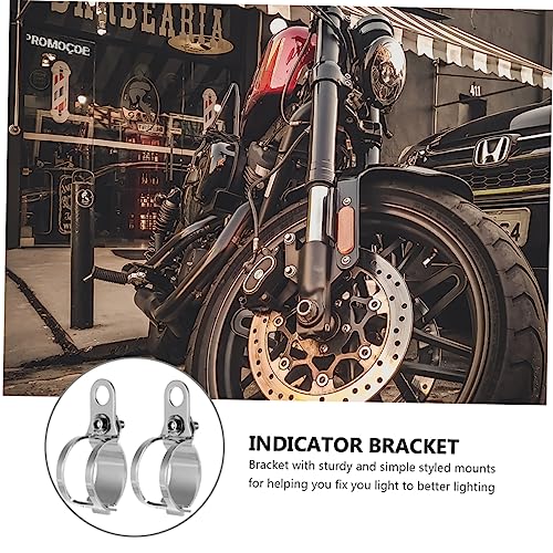 Beatifufu 2 Peças De Suporte De Montagem Braçadeira De De Motocicleta Braçadeiras De Garfo Giratório