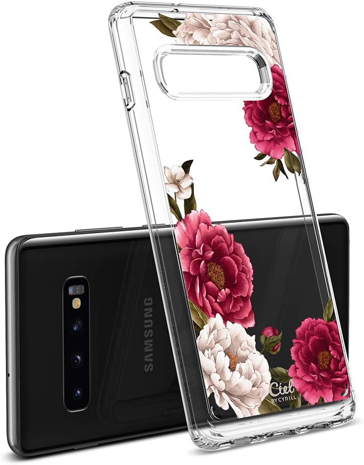 CYRILL Ciel [Cecile Collection] Designed for Samsung Galaxy S10 Case (2019) - Red Floral