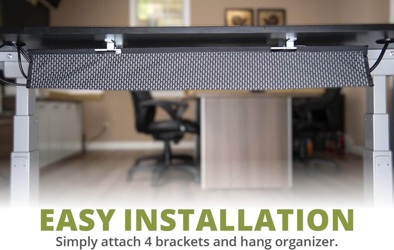 Greatest Product Uprite Ergo Mesh Cable Manager, Ergonomic Cord Organizer for Height Adjustable Desks (Gray) Promo 40% OFF Uprite Ergo Mesh Cable Manager, Ergonomic Cord Organizer for Height Adjustable Desks (Gray)