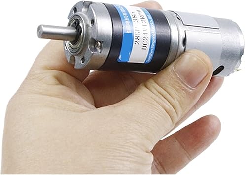 Planetary Reduction Motor 28mm DC Planetary Gear Motor 28GP-385 12V 24V High Torque Speed Adjustable Can CW CCW Electric Motor12V320RPM,Motor and Bracket