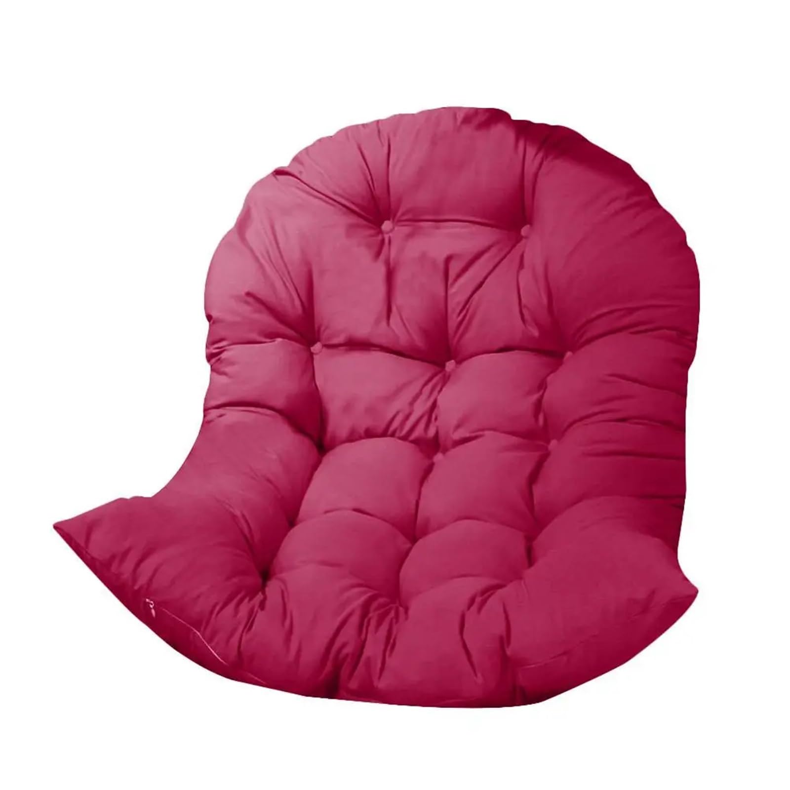 GHHZML Egg Chair Cushion Swing Hanging Basket Seat Cushion Thicken Egg Hammock Chair For Home Garden Rocking(Black)