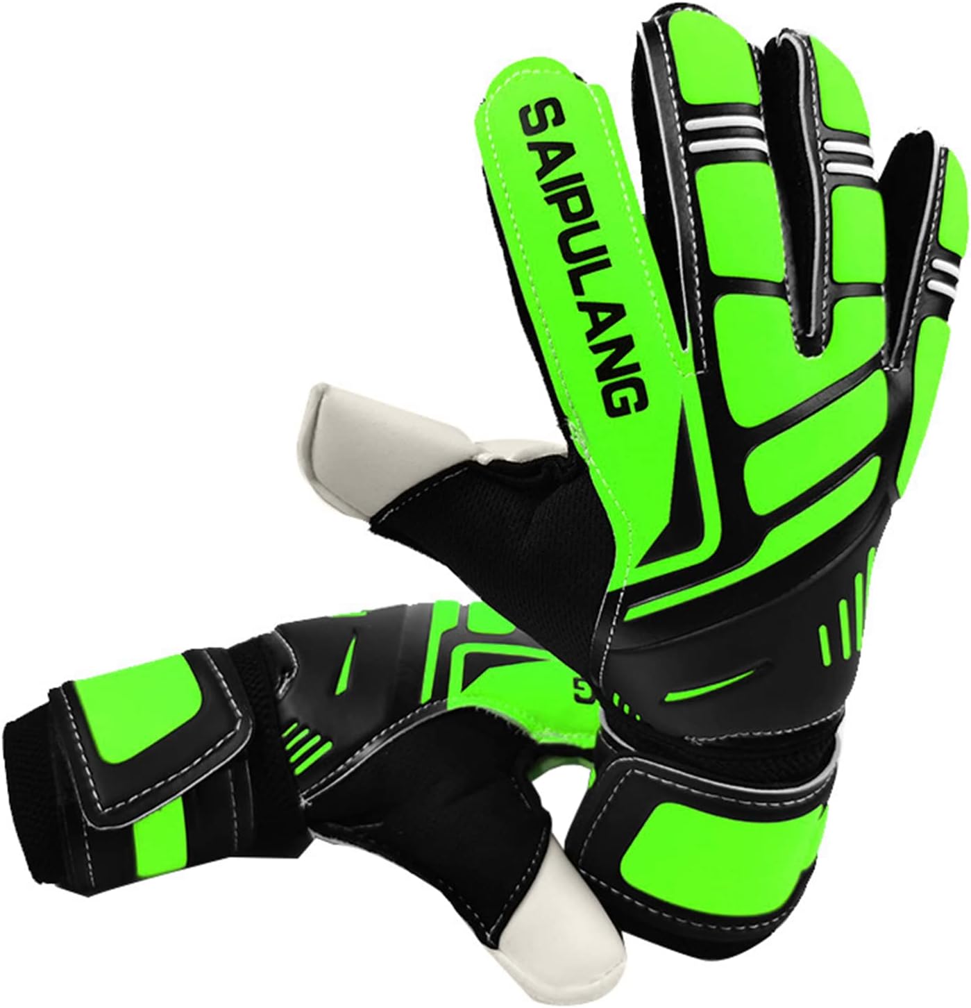 LANBOJI Mittens,Adults Goalkeeper Gloves Anti-slip Latex Soccer Gloves for Men and Women Football Gloves for Training and Match