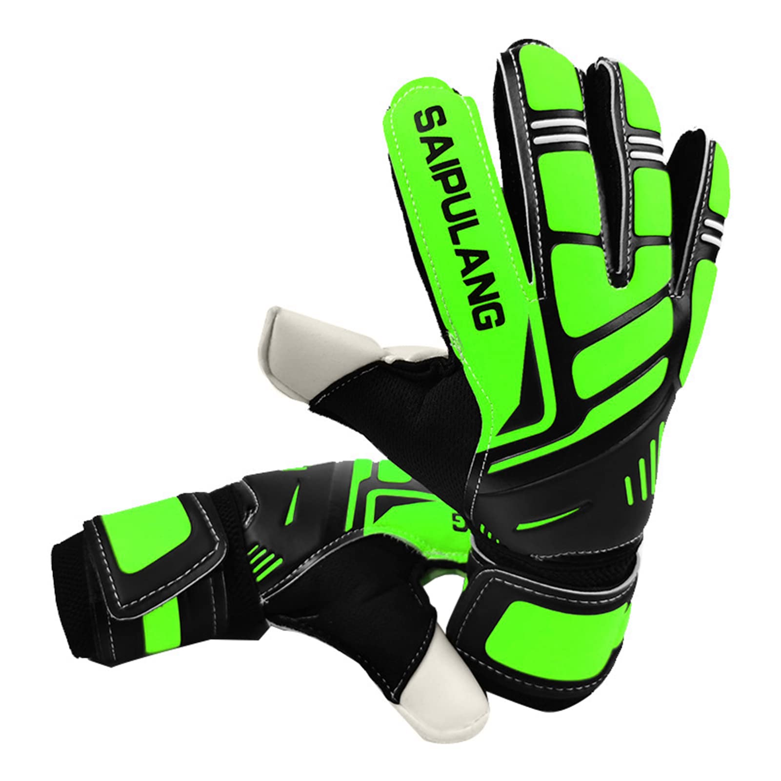 LANBOJI Mittens,Adults Goalkeeper Gloves Anti-slip Latex Soccer Gloves for Men and Women Football Gloves for Training and Match
