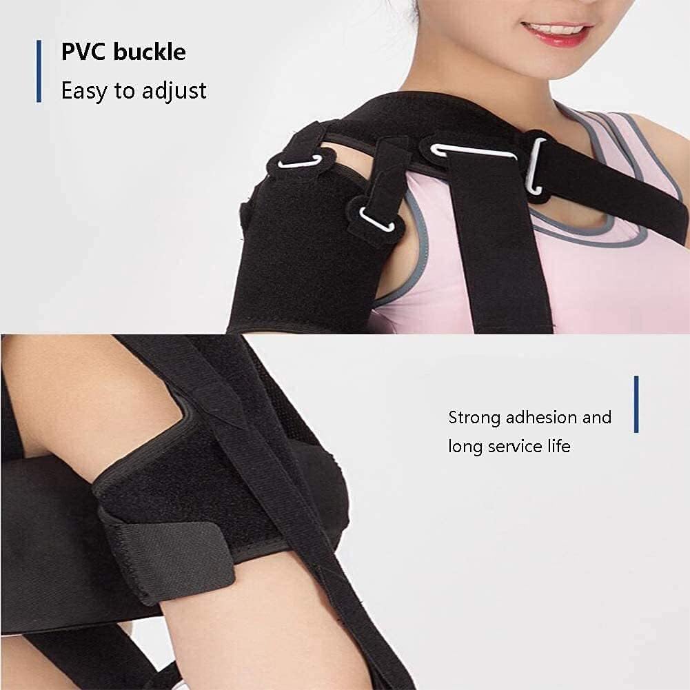 Tutore per Braccio con Imbracatura per Spalla, tutore per Spalla immobilizzatore per Spalla, Fascia per Manica di Compressione per Sollievo dalla stabilità delle Spalle