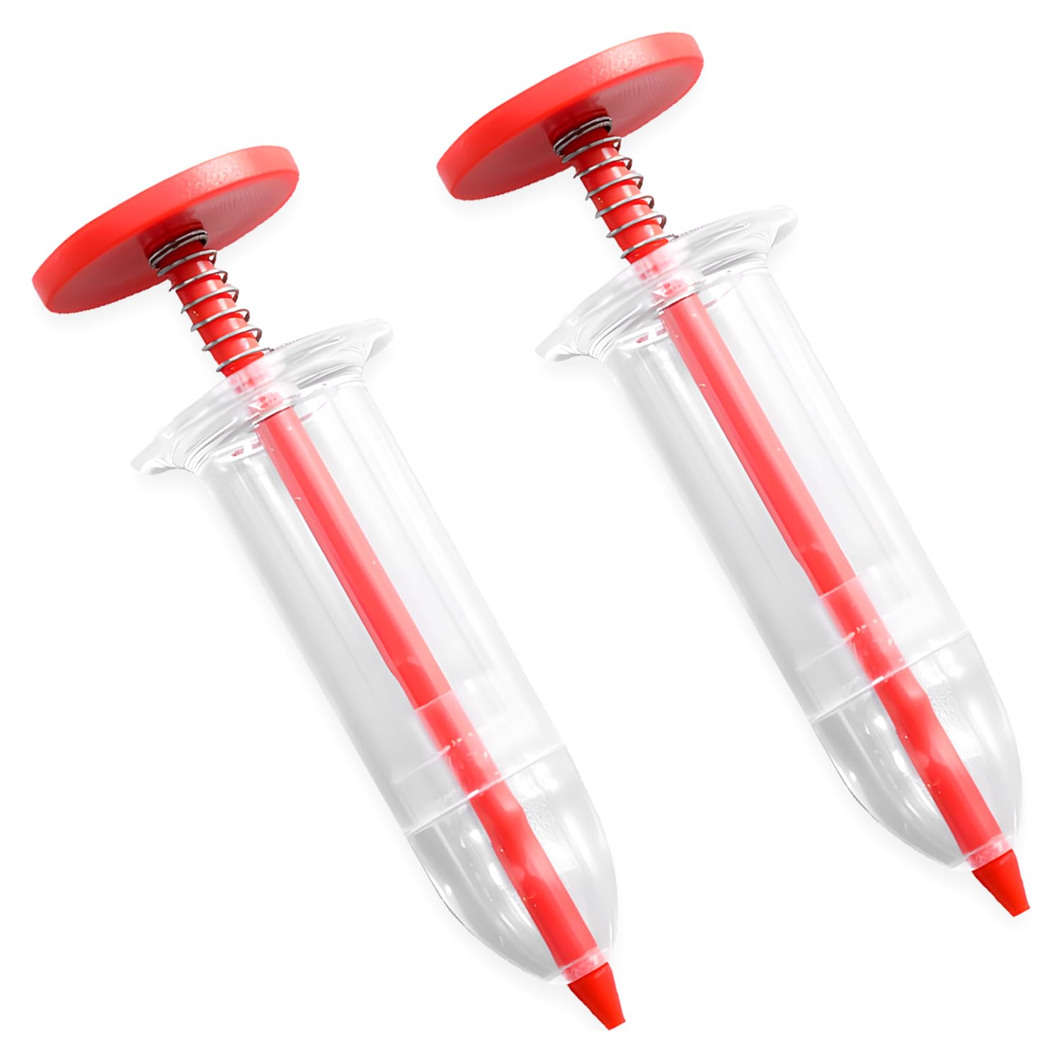 Gaomumu Red Mini Seed Dispenser, Durable Plastic Garden Seeder Tool, Even Seed sowing equipment, Suitable for Flower Pots, Trays, and Small Plant Beds