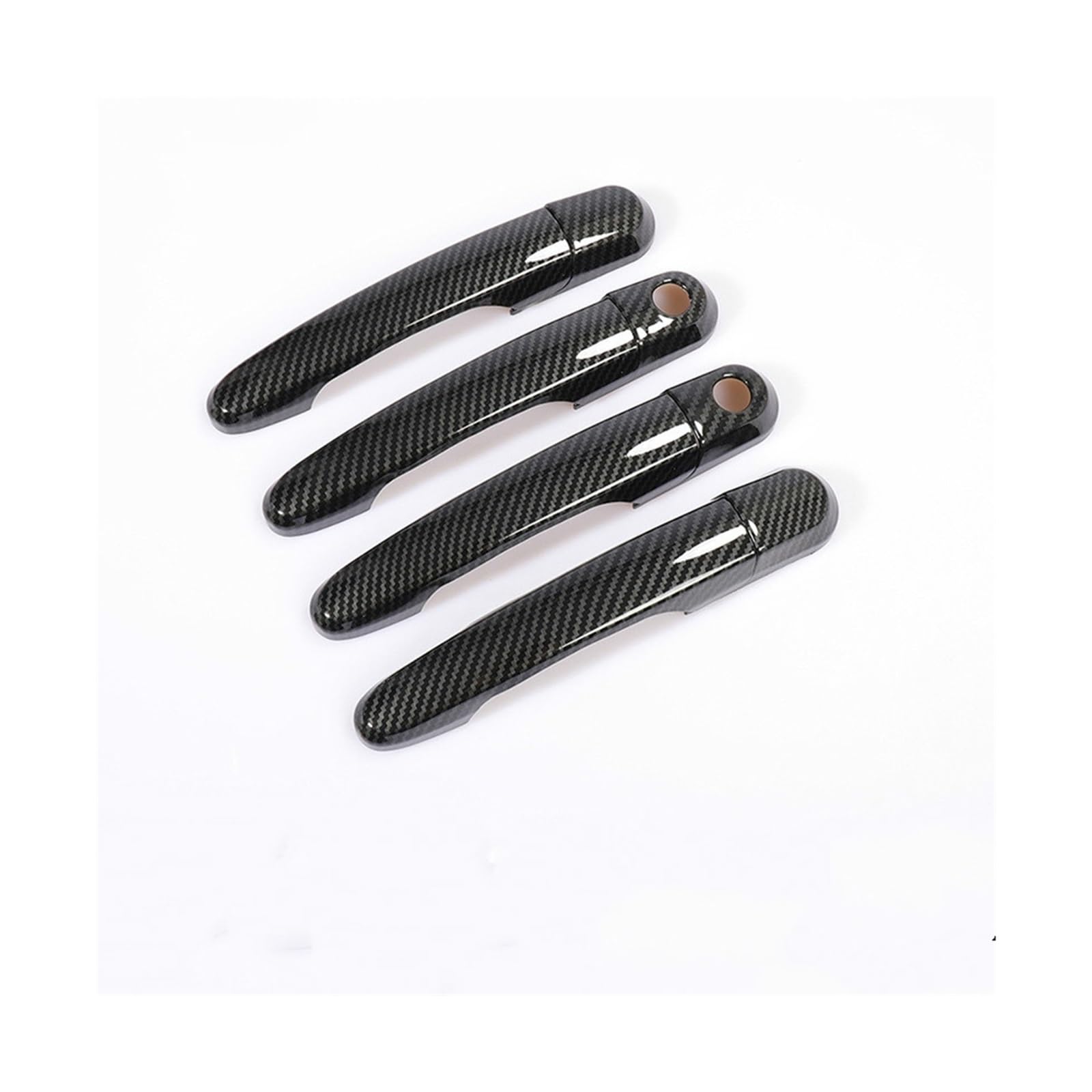 Drezzo 2 Keyholes 2 Car Exterior Door Handle Car Door Handle Cover Trim For Hyundai I30 2007-2011 Fd 2008-2010(2 Keyholes 2)