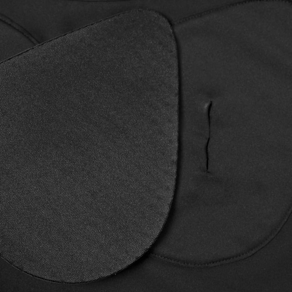Bslingerie Camicia da uomo imbottita a compressione muscolare con finto potenziatore di petto e spalle, intimo invernale a maniche lunghe, nero, taglie S-XXL