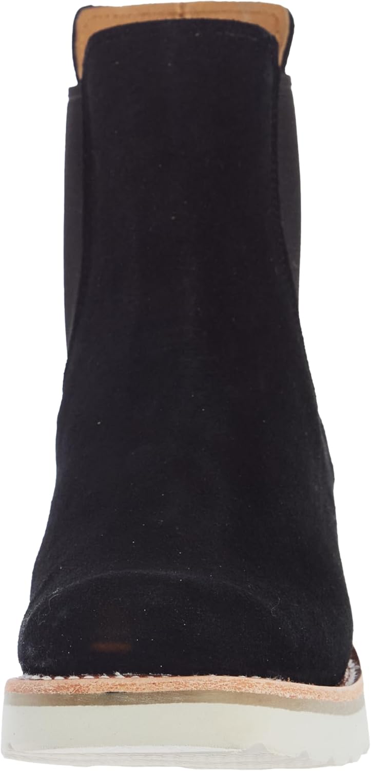 Macie Bean Women`s Black Suede Swedge Casual