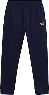 Reebok Boys Sweatpants - Soft Performance Fleece Boys Joggers Athletic Pants with Elastic Waist & Pockets (Sizes Run Small)