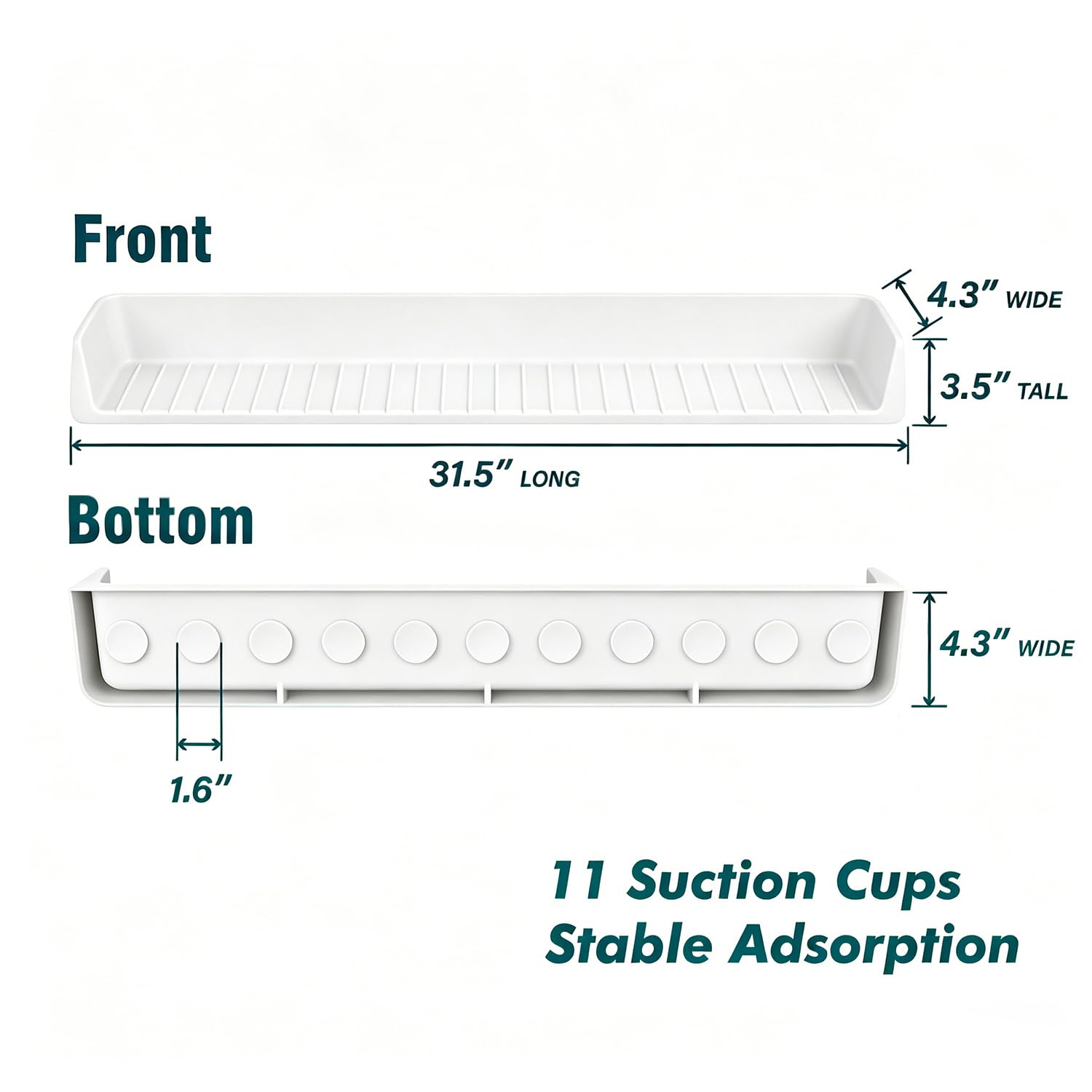 Paraspruzzi per vasca da bagno con forti ventose, paraspruzzi in silicone per vasca da bagno, giocattoli da bagno e mensola organizer per bambini, griglia flessibile per bordo vasca da bagno e lavelli