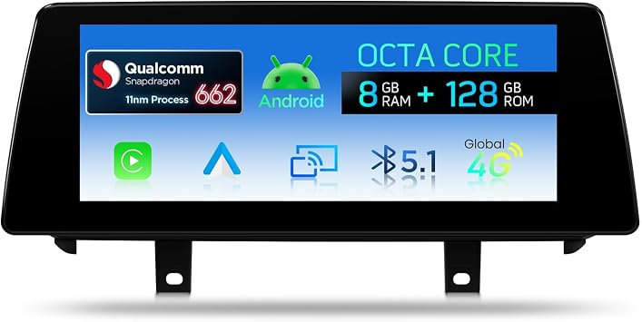 XTRONS Qualcomm 662 Android 14 Car Stereo for BMW X5 F15 / X6 F16 2014-2017 NBT System, 10.25 Inch IPS Touch Screen GPS Navigation Support Wireless CarPlay Android Auto Backup Camera 8+128GB