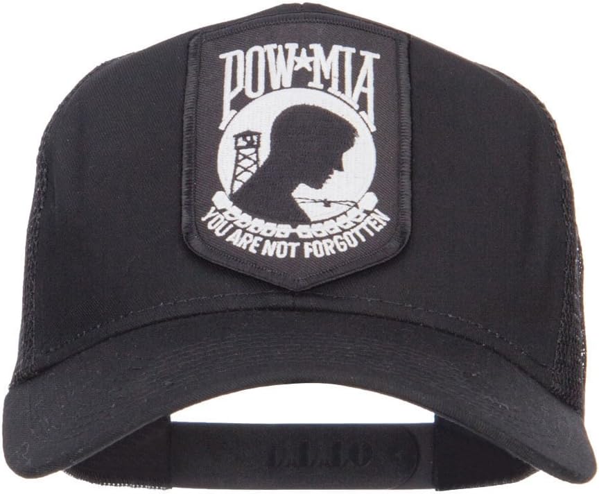 e4Hats.com Pow Mia Military Patch Mesh Cap