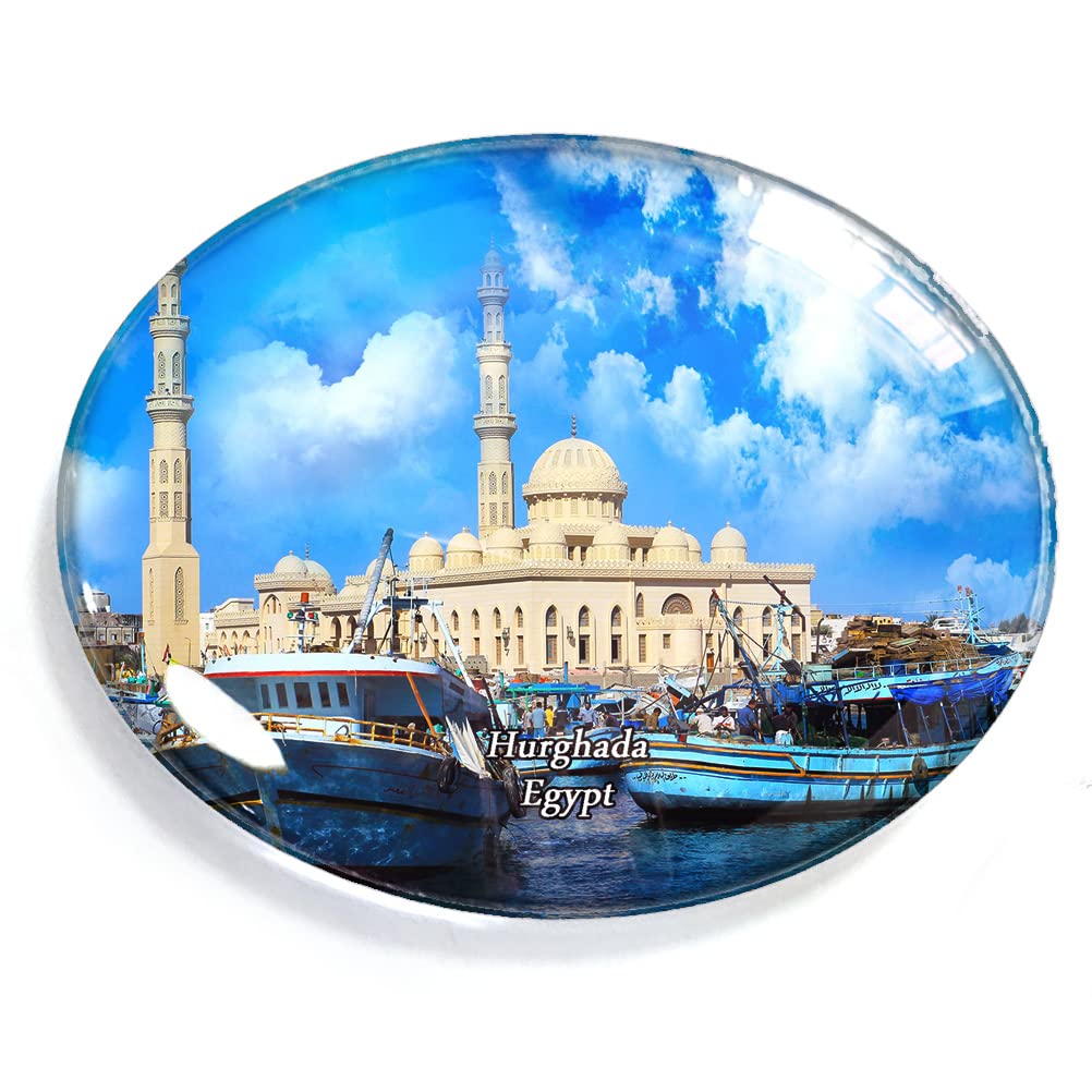 Magnete Frigorifero 3D Hurghada Mar Rosso Egitto - Cammello In Resina - Souvenir Da Viaggio