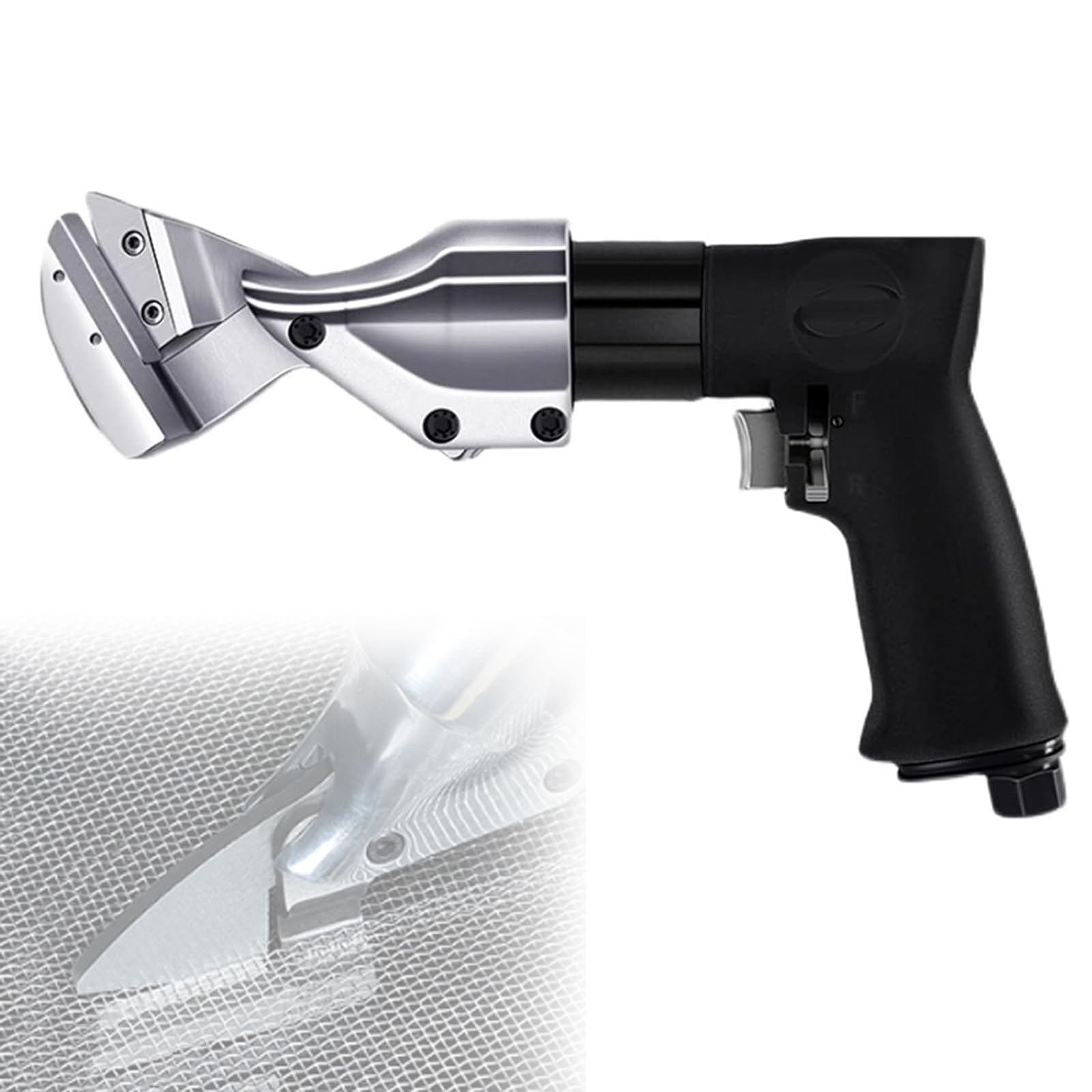 Cisaille pneumatique en métal, 2600 tr/min, outil de coupe d'air pour tuyau de 3/8 pouces de diamètre, coupe-tôle en acier inoxydable pour une utilisation industrielle dans les usines de plastique et