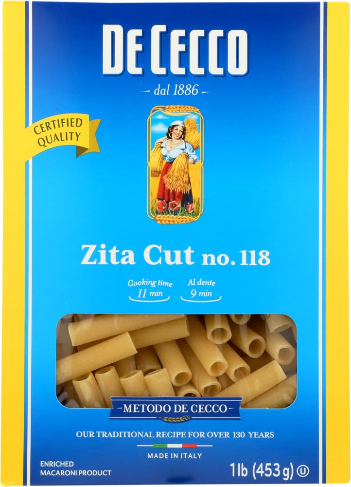 De Cecco Zita Cut, No. 118, 16 oz, (pack of 6)