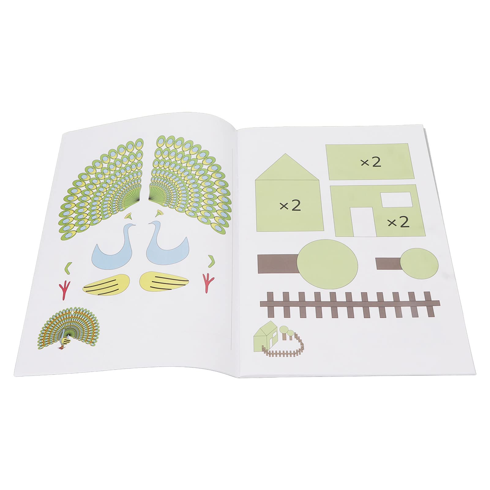 3D Printer Drawing Paper 20 Sheets 3D Printer Drawing Molds Paper Stencils for 3D Printing Pen, 40 Patterns and a Transparent Board Set