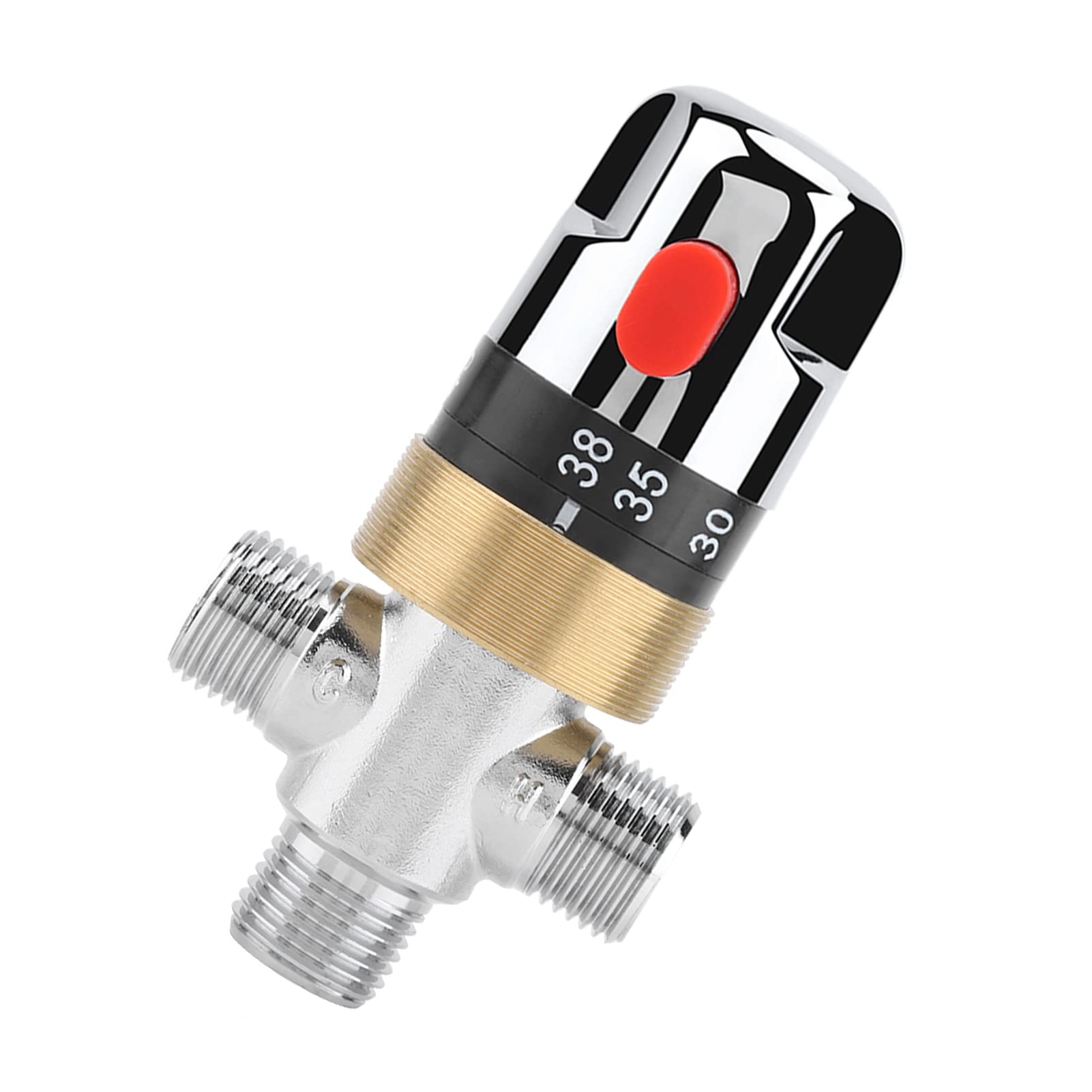 Válvula Mezcladora Termostática para Bañera con Control de Termostato de 38 ℃ para Seguridad en el Baño