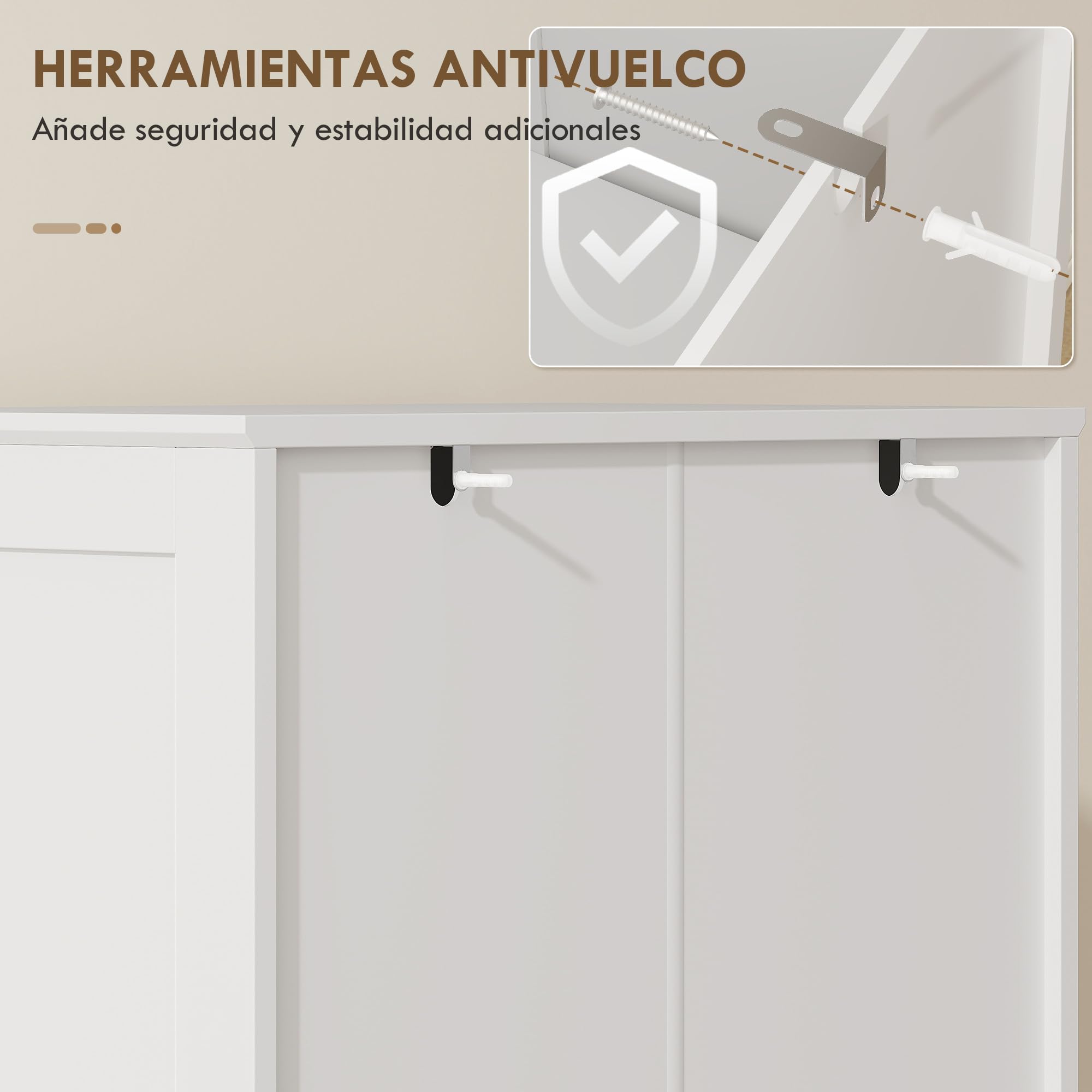 HOMCOM Armario de Cocina, Armario Despensa Cocina, con Puertas Acrílicas de Cierre Suave, 10 Estantes, 8 Compartimentos, Alacena Moderna con 4 Estantes Ajustables para Comedor, 60x40x162 cm, Blanco