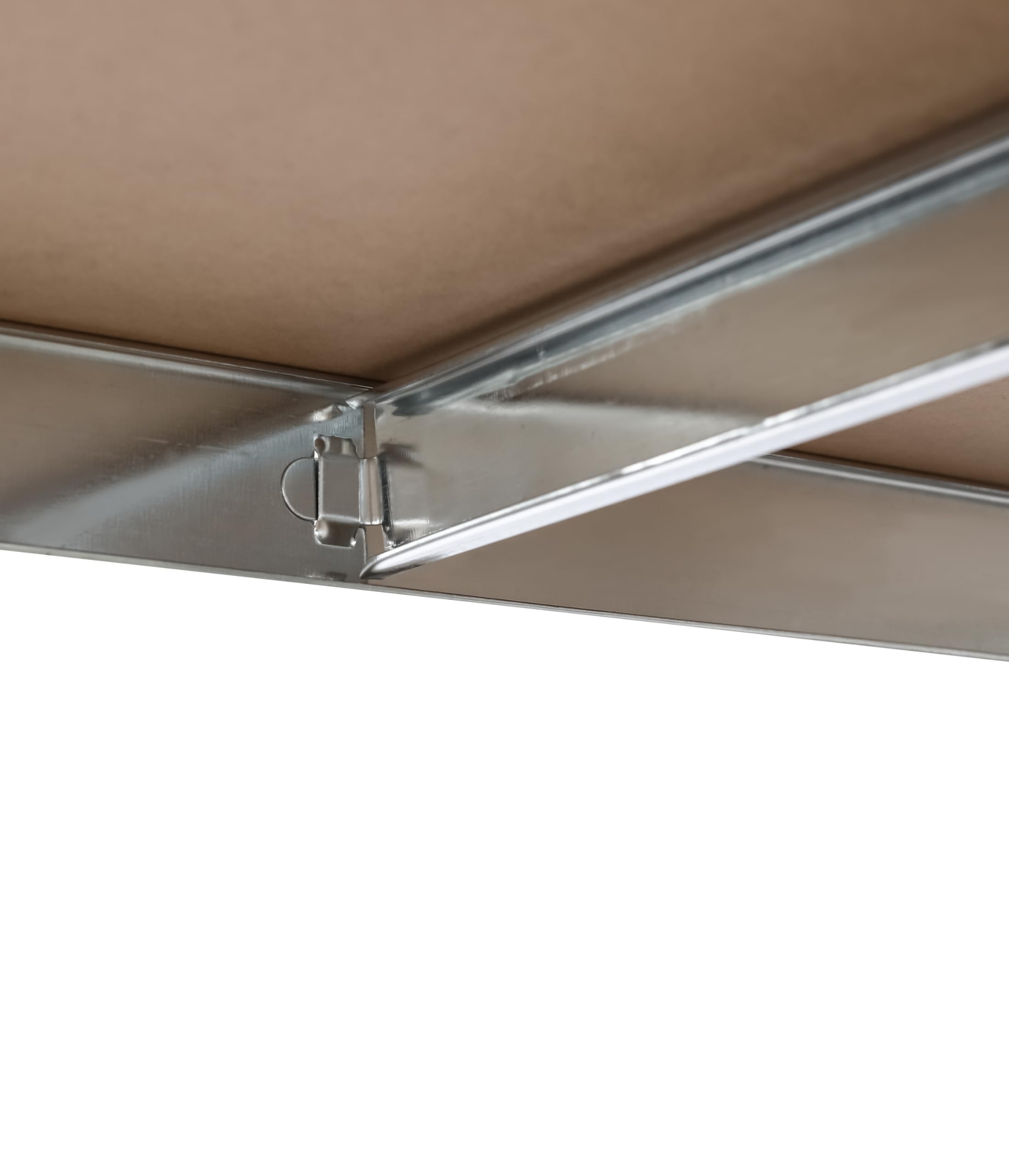 SCHULTE Regalwelt Stecksystem-Schwerlastregal 5 MDF Böden 180x120x40 cm (HxBxT), verzinkt