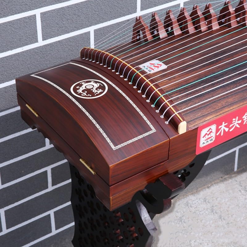JITEM Guzheng, Traditional Chinese 21-String Instrument, Handmade Solid Wood Performance-Grade Guzheng, Suitable for Beginners and Professionals(Color:22)