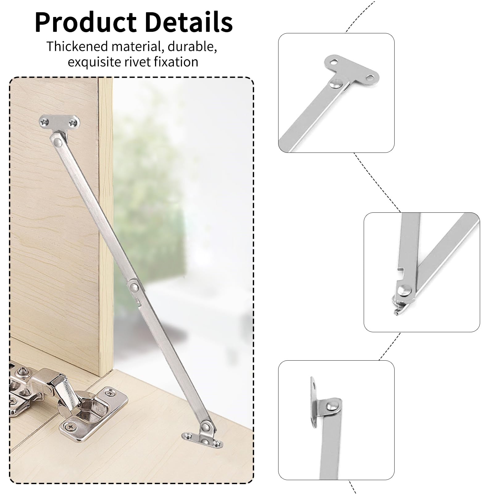 Stainless Steel Lid Stay Support Hinge - Image 3