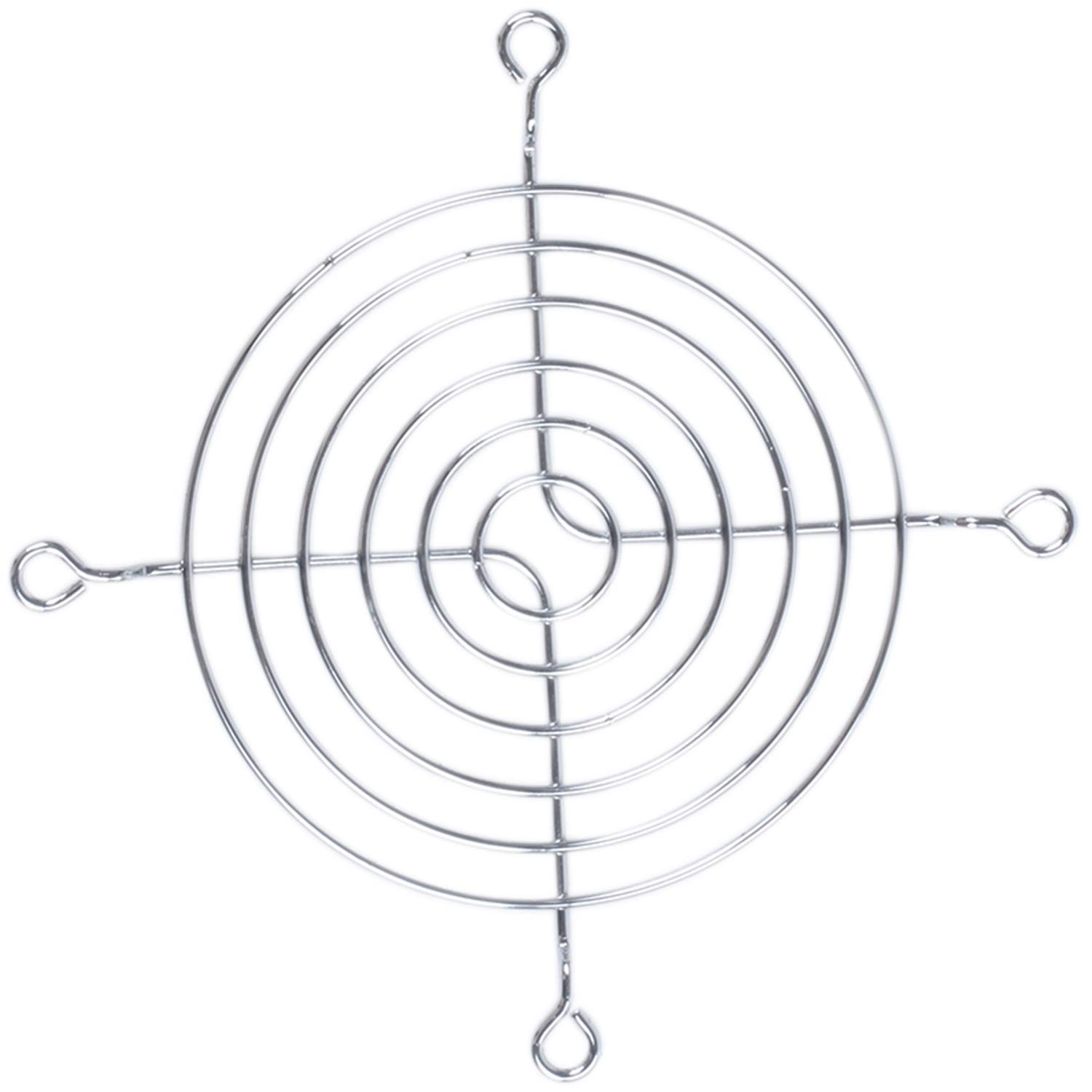 2 X Protezione per Griglia di Protezione Metallico Wire Grid 80 Mm Ventola di Raffreddamento per PC