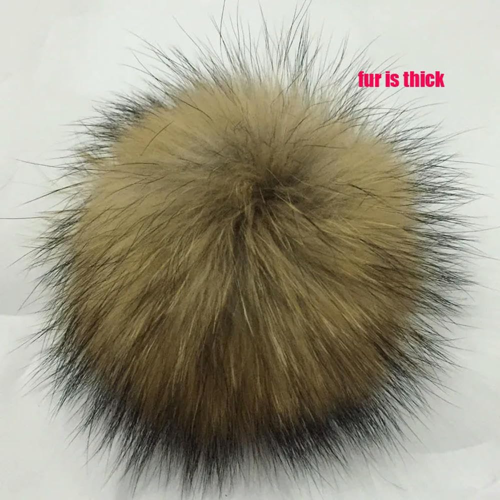 Pompons en Vraie Fourrure de 15cm, 20 pièces/lot, Boules de Fourrure pour Bonnets tricotés, Porte-clés, Foulards, Chaussures, Pom Pom en Vraie Fourrure, DIY