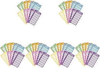 MAGICLULU 144 Peças De Cartão De Orçamento Fichário De Orçamento Fichário Planejador De Orçamento Fichário De Papel Para Cartões Envelopes Para Fichário De Cartões De Dinheiro Fichário