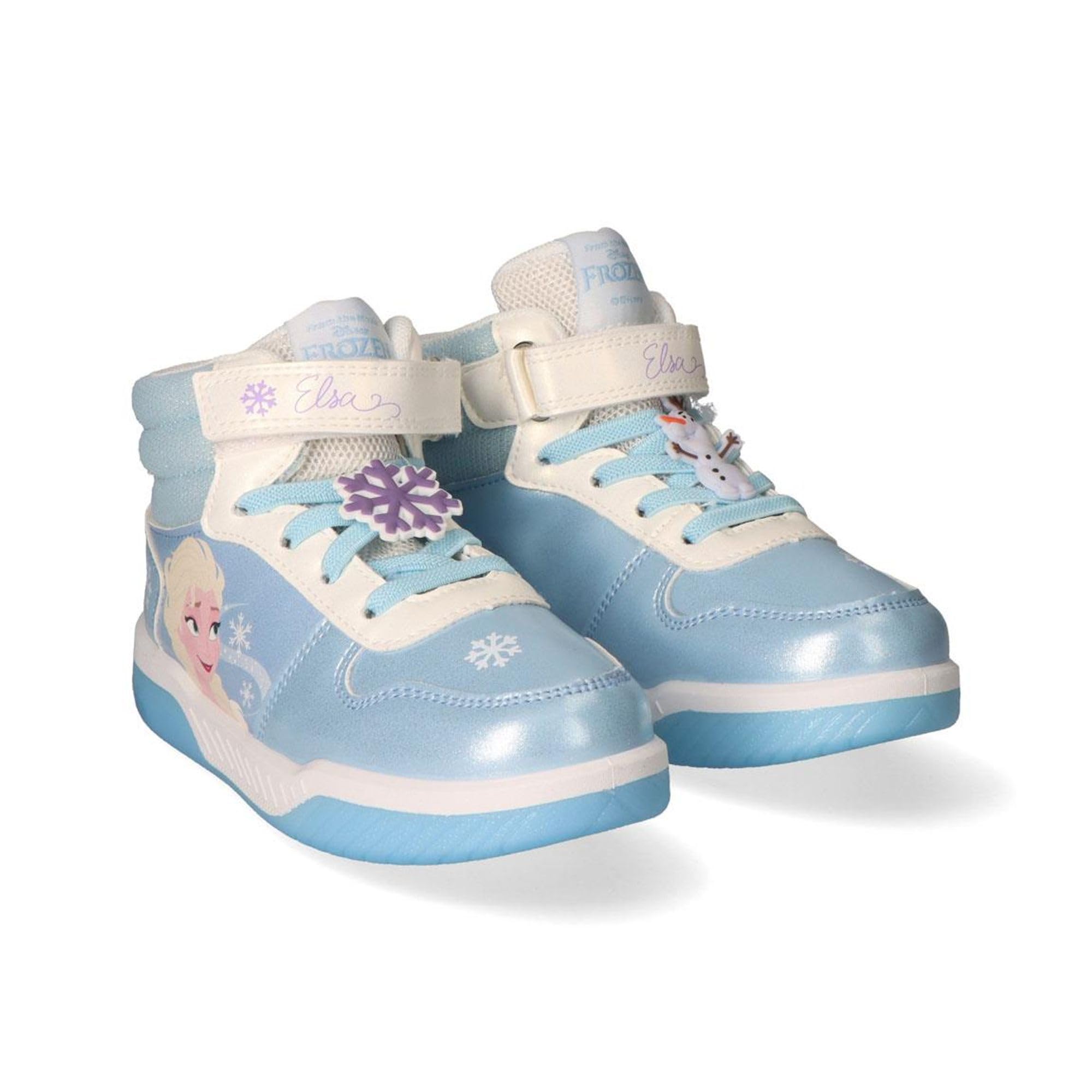 Deportiva Suela PVC Luces Frozen para niños y niñas Calzado Infantil Oficial, cómodo, Resistente - Deportivas Luces Frozen Uso Diario, Actividades Escolares y Tiempo Libre