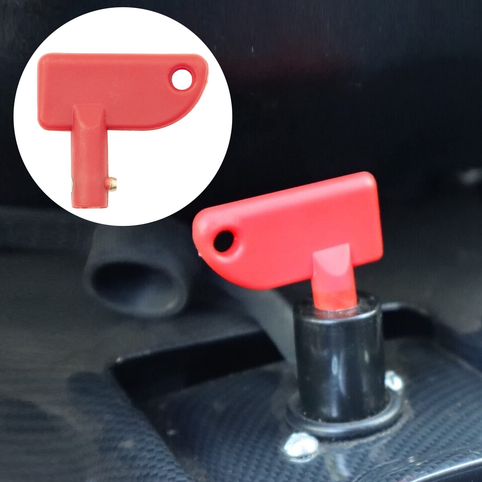 10 chiavi di ricambio per interruttore isolatore batteria Cut Off Power Kill Key per barche 100A 12v Auto Yacht Caravan modificato Interruttore batteria chiavi universali