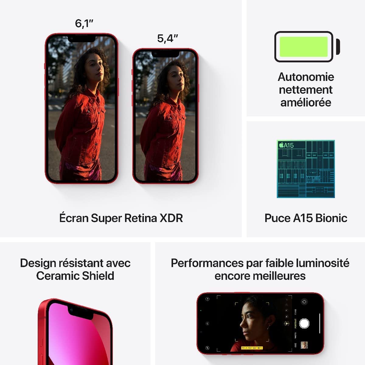 Apple iPhone 13 Mini 256GB - Rosso (Ricondizionato)