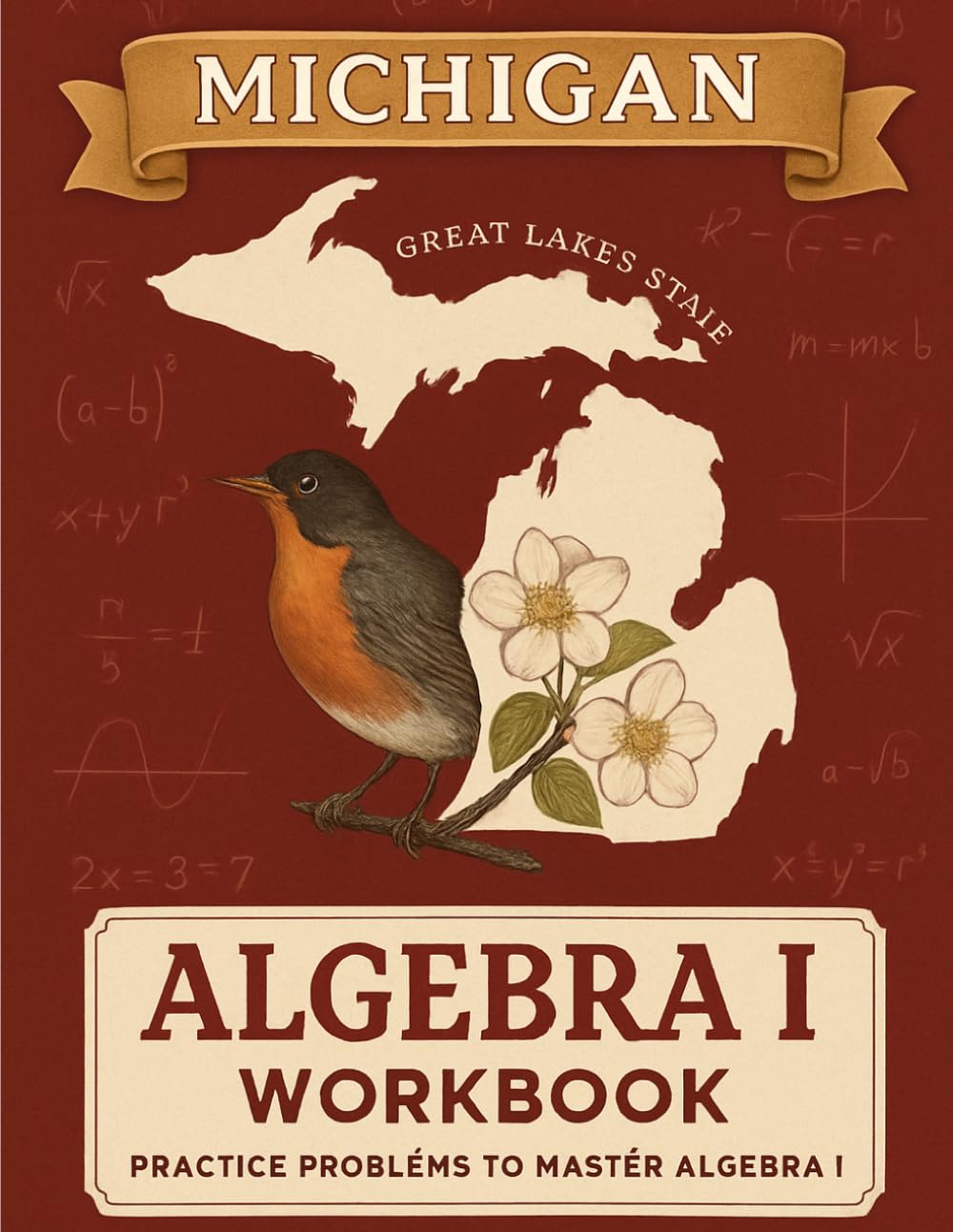 Michigan Algebra I Workbook: A Complete Algebra 1 Practice Guide with Review, Exercises, and Test-Taking Strategies