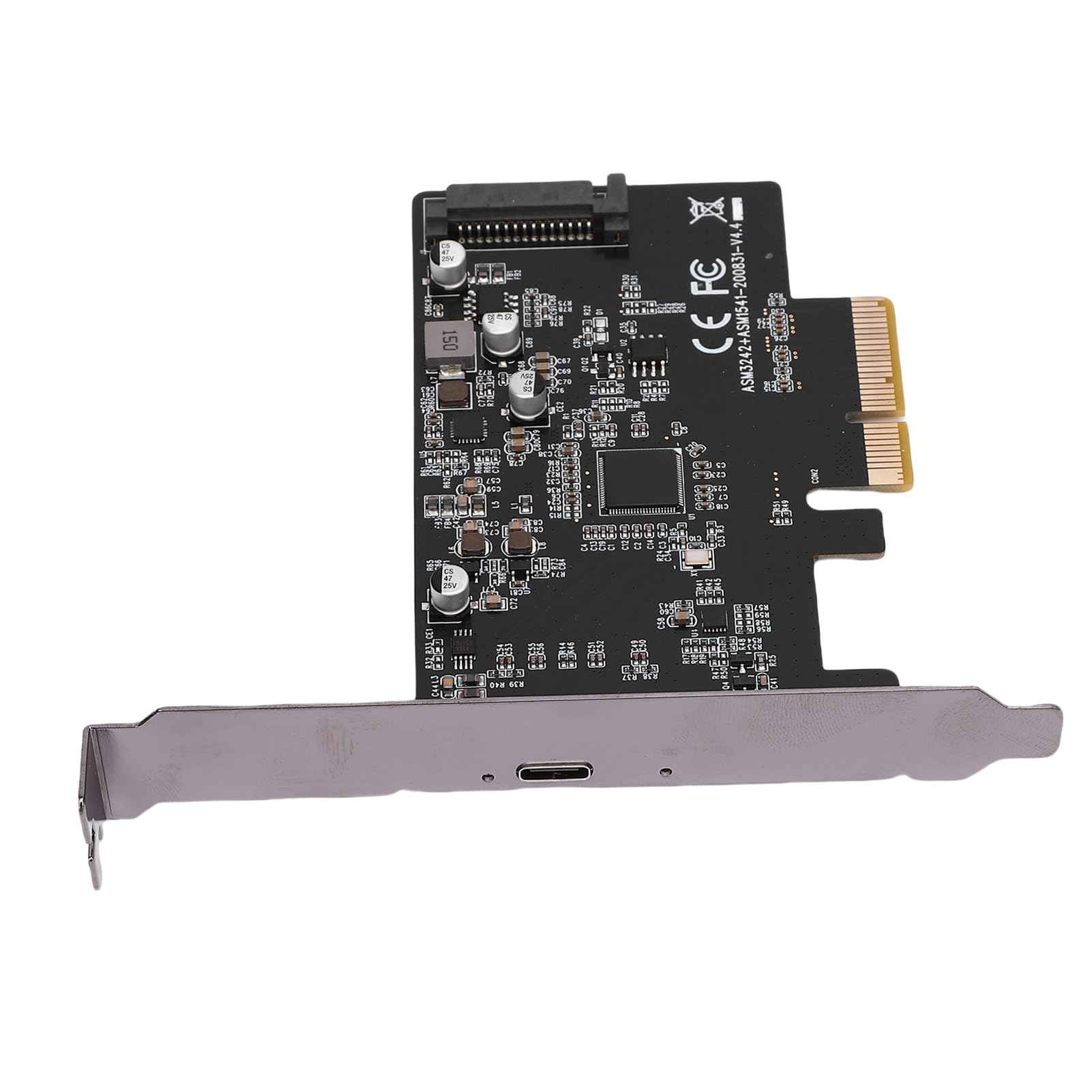 Jiawu Scheda di Espansione PCIe USB 3.2 Tipo C Trasferimento Dati Veloce 20 Gbps per Giochi e Uso Professionale PCB 1 unità