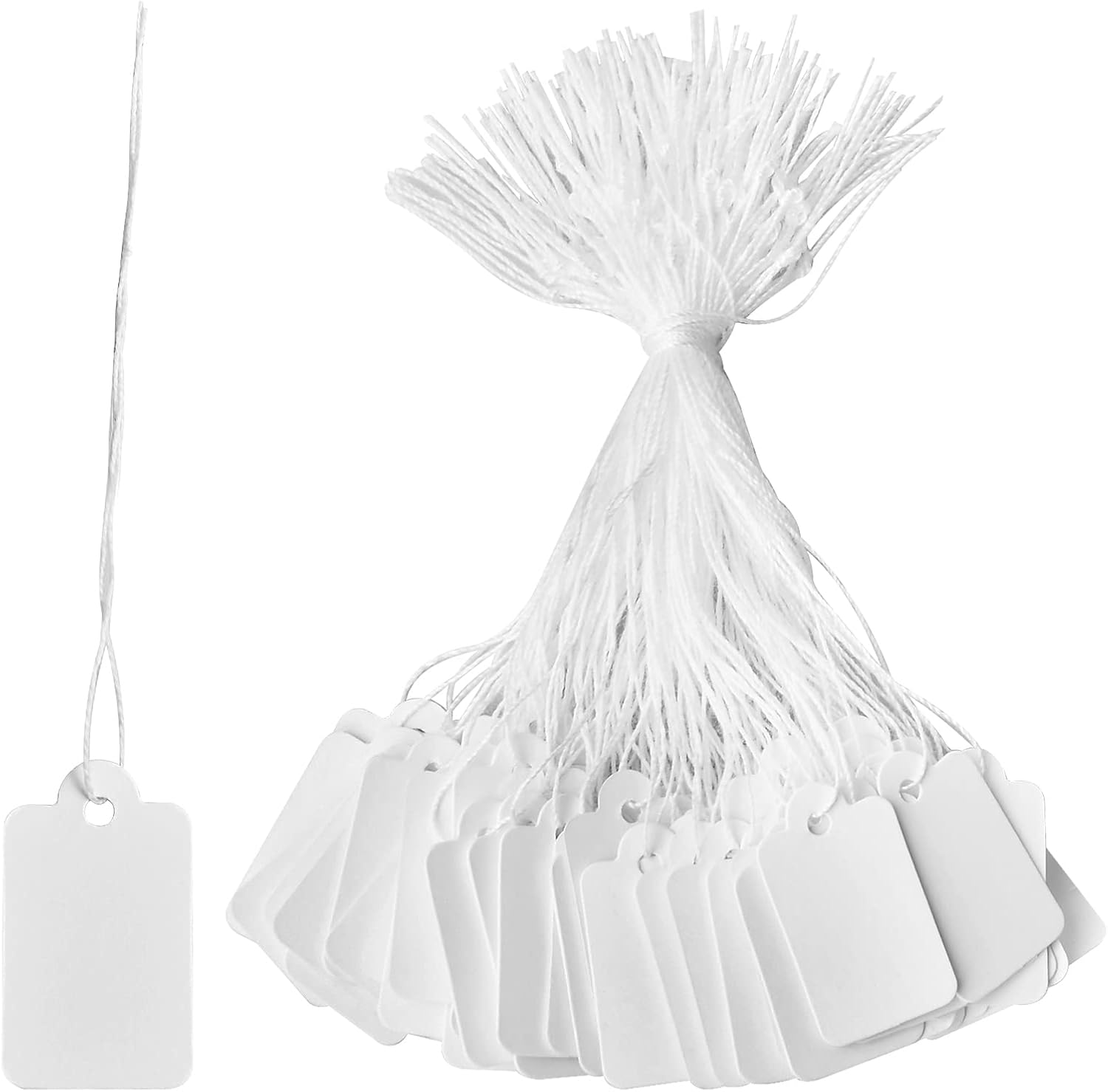 200 PZ ETICHETTE Appese Gioielli Carte Display Per Accessori Etichetta - Foto 6