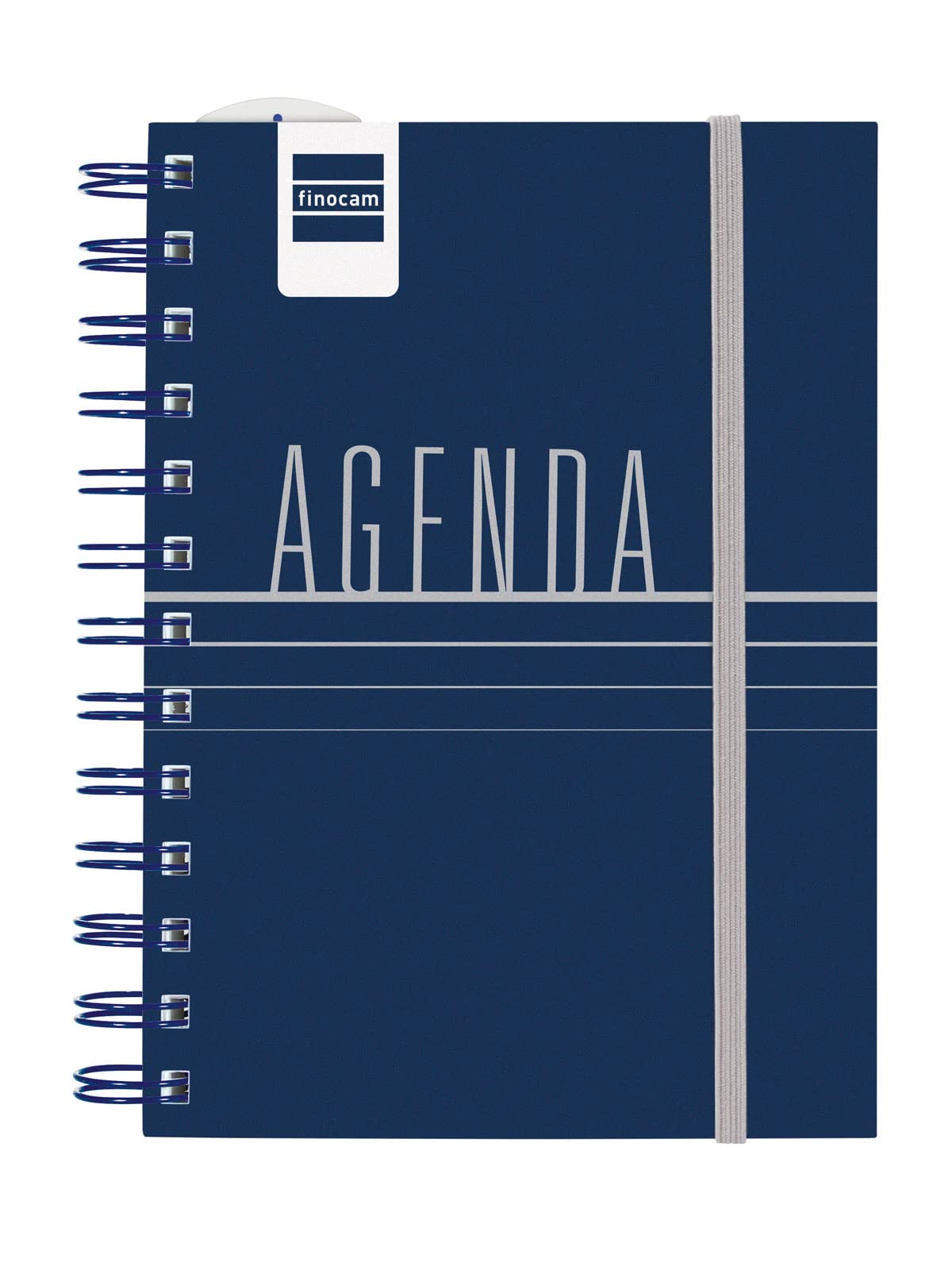 Finocam - 2022 2023 Mini Institute 2 Day Page September 2022 - August 2023 (12 Months) Lisa Blue Spanish, Monochrome, Blue
