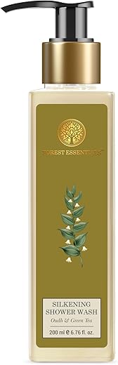 Forest Essentials Silkening Shower Wash Oudh & Green Tea