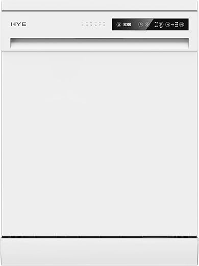 Freestanding Dishwasher - Full Size 14 Place Settings Dishwasher Machine, Quiet 49dB, White, Energy Efficient Dishwashers Freestanding - DW0114PW25