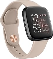 Vista 9 de AK Correas de silicona compatibles con Fitbit Versa 2, correas clásicas suaves de repuesto para reloj inteligente Fitbit Versa (azul abismo)