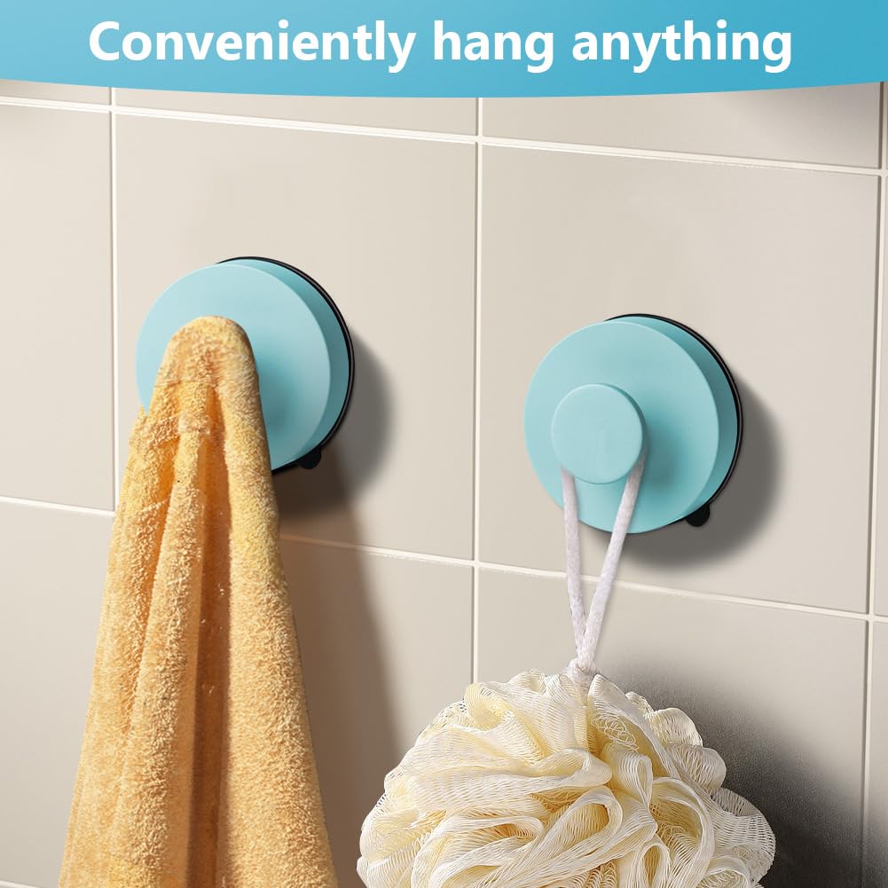 2 Ganci Adesivi A Ventosa Flintronic - Per Bagno, Cucina, Ufficio, Nero, Senza Fori - Foto 8