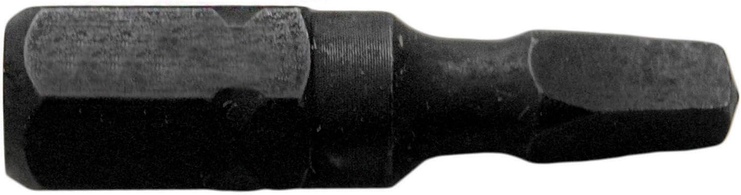 Century Drill & Tool 66052 #2 Impact Pro Square Power Bit, 6" long