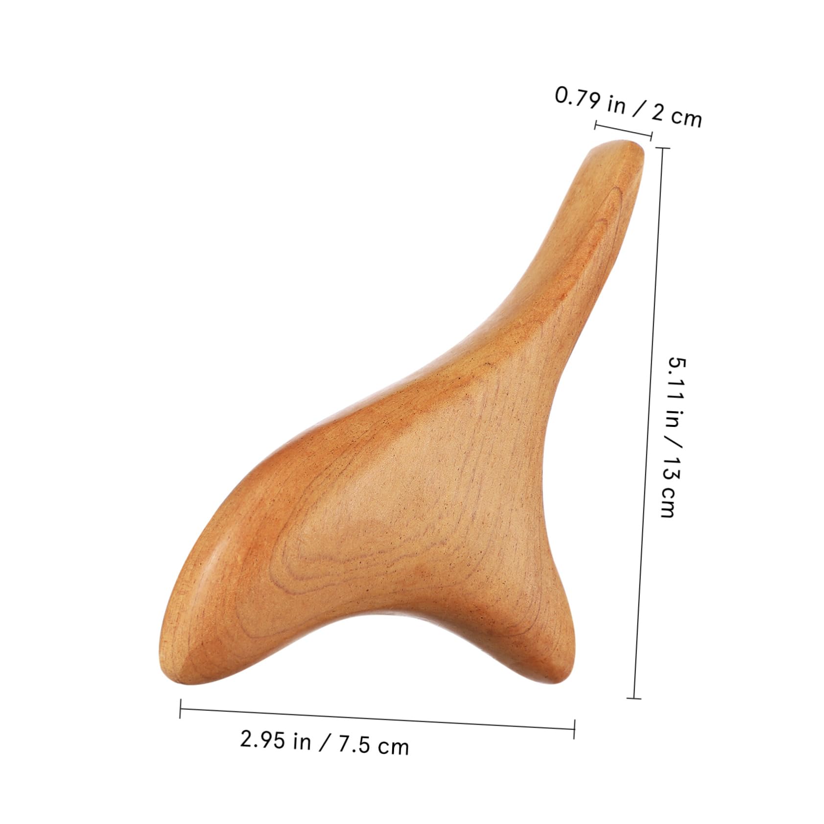 5 Piezas masajeador Herramienta de masaje de madera Herramienta de guasha de madera tabla de muscular y a de tailandés a de guasha