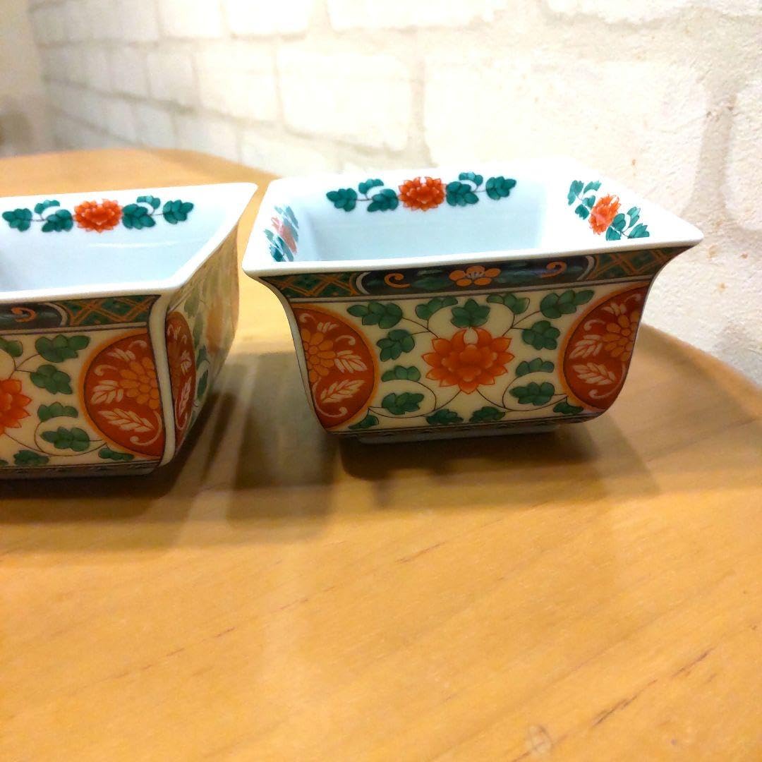 Amazon.co.jp: 有田焼 醍醐窯 角小鉢 2個セット : ホーム＆キッチン